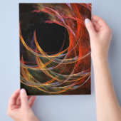 De Abstracte cirkelbrochure breken Flyer (Hand)