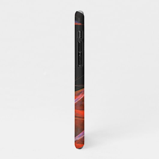 De Abstracte cirkelkunst doorbreken iPhone Hoesje (Linkerkant)