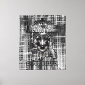 De Abstracte Digitale Kunst van de Bouwer Architec Canvas Afdruk (Voorkant)