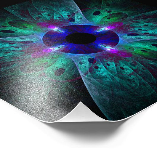 De Abstracte foto van de Kunst van het Oog Afdruk (Hoek)