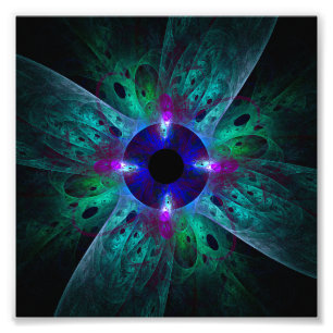 De Abstracte foto van de Kunst van het Oog Foto Afdruk