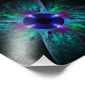 De Abstracte foto van de Kunst van het Oog Foto Afdruk (Hoek)