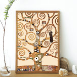 De Abstracte Gustav-klimt-boom Poster<br><div class="desc">Een fijne kunstfoto van Gustav Klimt (1862-1918),  The Tree of Life (C.1909). Een abstract van een boom met gedraaide takken. Een van de drie kunstwerken van de Stoclet Frieze die in opdracht van de Palais Stoclet in Brussel (België) werd uitgevoerd.</div>