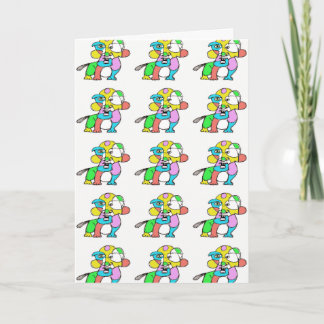 De abstracte Kaart van de Verjaardag van de Hond