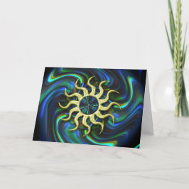 De abstracte Kaart van de Zonnestilstand van de