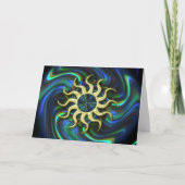 De abstracte Kaart van de Zonnestilstand van de (Voorkant)