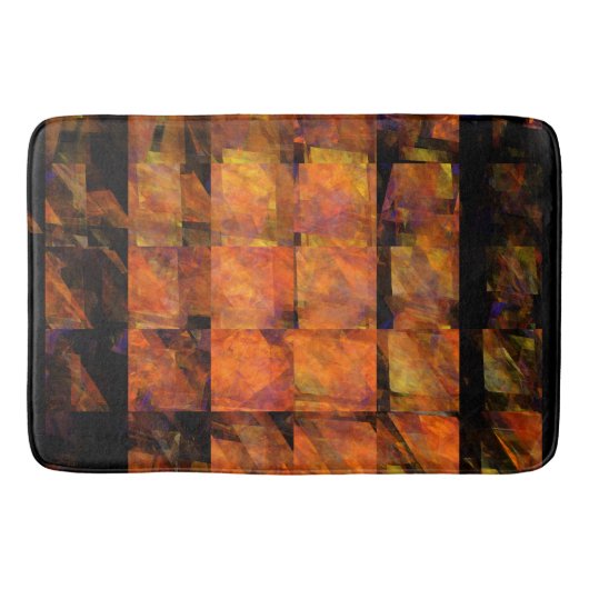 De Abstracte kunst aan de muur Badmat (Voorkant)
