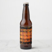De Abstracte kunst aan de muur Bier Etiket (Voorkant)