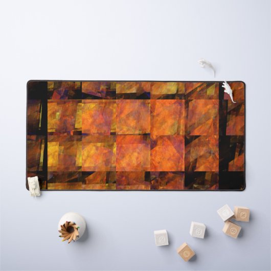 De Abstracte kunst aan de muur Bureaumat (Kindertafel)