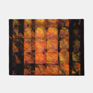 De Abstracte kunst aan de muur Deurmat