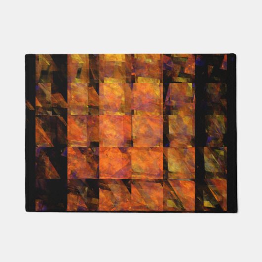De Abstracte kunst aan de muur Deurmat (Voorkant)