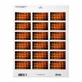 De Abstracte kunst aan de muur Etiket (Full Sheet)