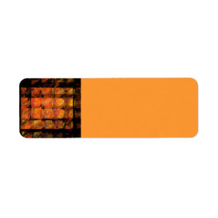 De Abstracte kunst aan de muur Etiket