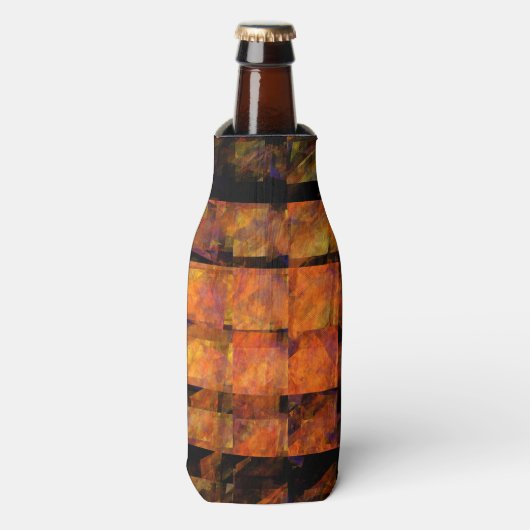 De Abstracte kunst aan de muur Flesjeskoeler (Fles Voorkant)