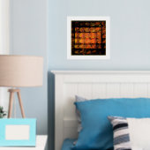 De Abstracte kunst aan de muur Folie Afdrukken (Insitu (Slaapkamer))