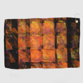 De Abstracte kunst aan de muur Golfhanddoek (Horizontaal)