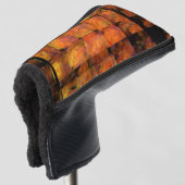 De Abstracte kunst aan de muur Golfheadcover (3/4 voorkant)