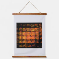De Abstracte kunst aan de muur