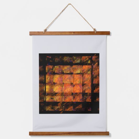 De Abstracte kunst aan de muur Hangend Wandkleed (Voorkant)