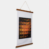 De Abstracte kunst aan de muur Hangend Wandkleed (Gebogen)
