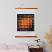 De Abstracte kunst aan de muur Hangend Wandkleed (Slaapkamer)