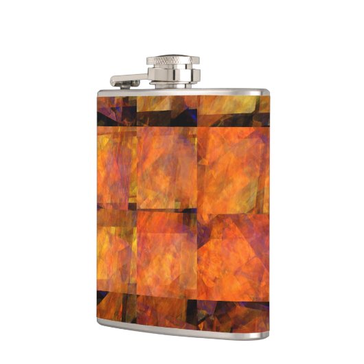 De Abstracte kunst aan de muur Heupfles (Links)