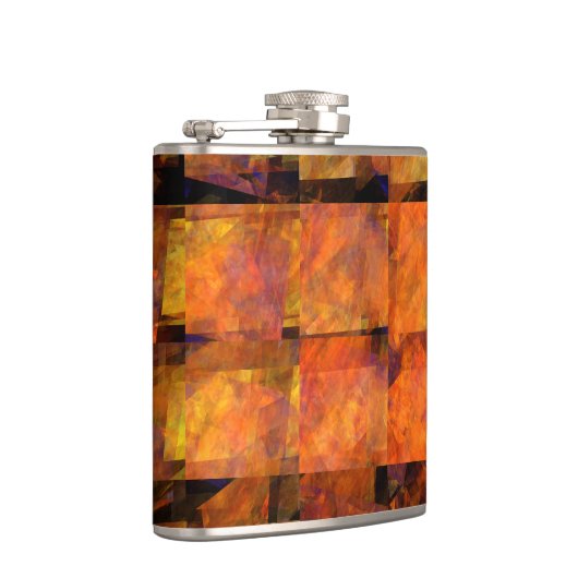 De Abstracte kunst aan de muur Heupfles (Rechts)