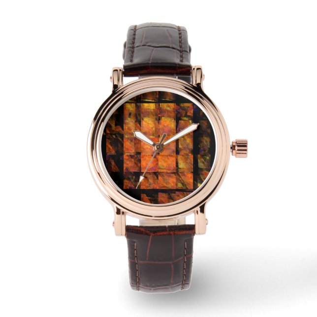 De Abstracte kunst aan de muur Horloge (Voorkant)