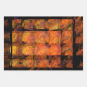 De Abstracte kunst aan de muur Inpakpapier Vel (Voorkant)