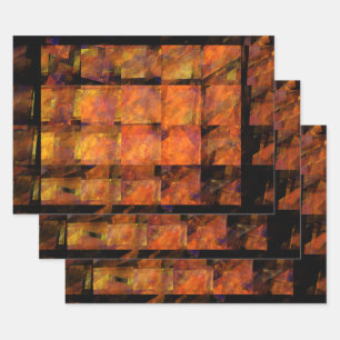 De Abstracte kunst aan de muur Inpakpapier Vel