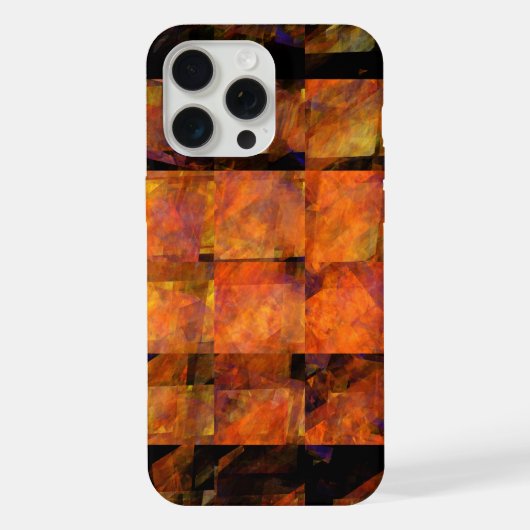 De Abstracte kunst aan de muur iPhone Hoesje (Achterkant)