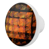 De Abstracte kunst aan de muur Keramische Knop (Rechts)