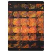 De Abstracte kunst aan de muur Klembord (Achterkant)