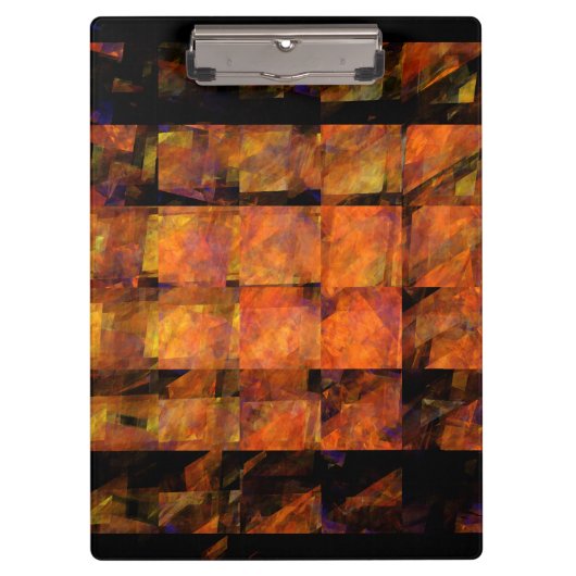 De Abstracte kunst aan de muur Klembord (Voorkant)