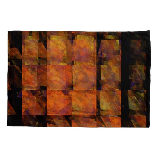 De Abstracte kunst aan de muur Kussensloop (Achterkant)