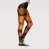 De Abstracte kunst aan de muur Leggings (Rechts)