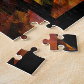 De Abstracte kunst aan de muur Legpuzzel (Zijkant)