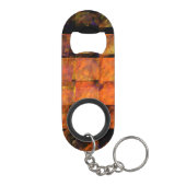 De Abstracte kunst aan de muur Mini Flessenopener (Achterkant)