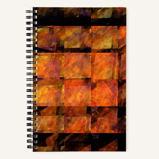 De Abstracte kunst aan de muur Notitieboek (Voorkant)