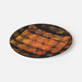 De Abstracte kunst aan de muur Papieren Bordje (Gekanteld)