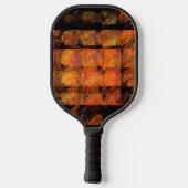De Abstracte kunst aan de muur Pickleball Paddle (Achterkant)