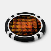 De Abstracte kunst aan de muur Poker Chips (Enkel)