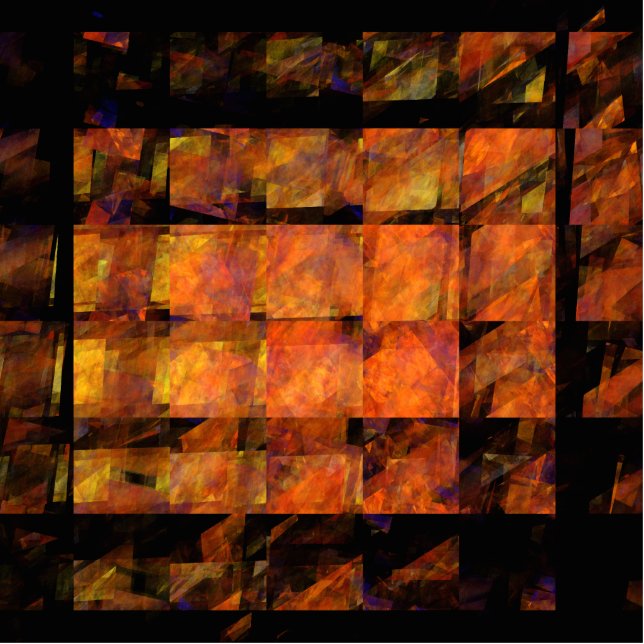 De Abstracte kunst aan de muur Staand Fotobeeldje (Voorkant)