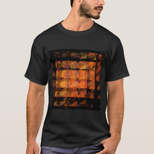 De Abstracte kunst aan de muur T-shirt (Voorkant)