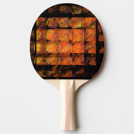 De Abstracte kunst aan de muur Tafeltennisbatje (Voorkant)