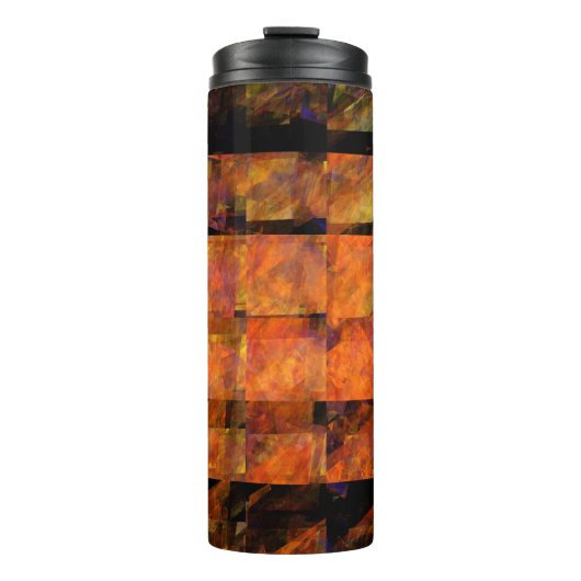 De Abstracte kunst aan de muur Thermosbeker (Voorkant)