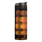 De Abstracte kunst aan de muur Thermosbeker (Gedraaid links)