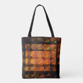 De Abstracte kunst aan de muur Tote Bag (Achterkant)