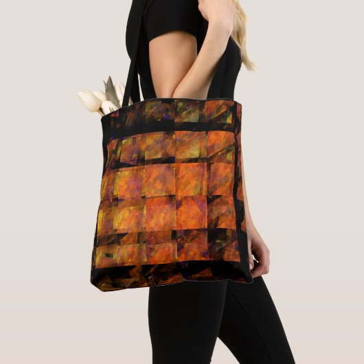 De Abstracte kunst aan de muur Tote Bag (Dichtbij)