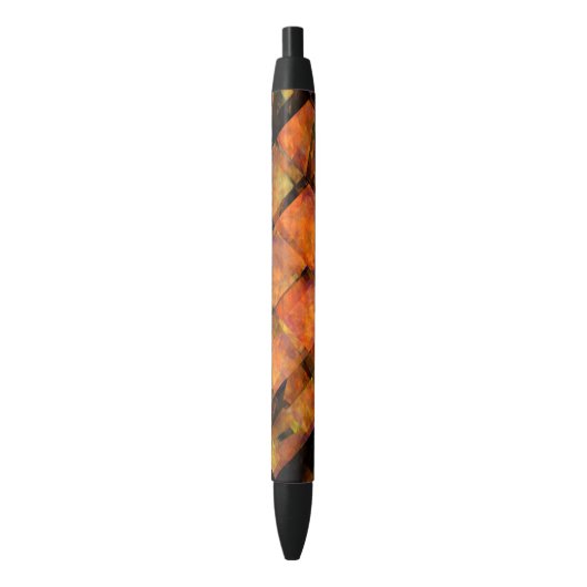 De Abstracte kunst aan de muur Zwarte Inkt Pen (Voorkant Verticaal)